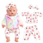 Sweet Dolly New Born Baby Doll Clothes, Coat, Pajamas, Bodysuits Outfits for 14 Inches to 18 Inches Dolls, 15 Inch Baby Dolls, 10 PCs in Total Clothes