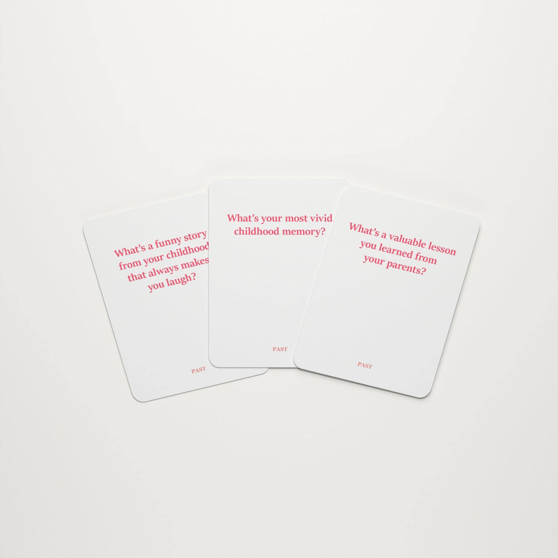 Plearn Pieces Past Present Future - Couples Deck for a Fulfilling Relationship | 3 Decks - 165 Cards | Past, Present and Future Decks | 2 Players |