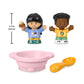 Fisher-Price Little People Dessert Time Figure Set - HHR46 ~ Includes 2 Little People Figures, 1 Ice Cream Bowl and 1 Spoon