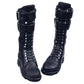 Jili Online 1/6 Female Flat Lace Up Shoe Boots for 12'' Kumik Phicen Hot Toys Body Figure