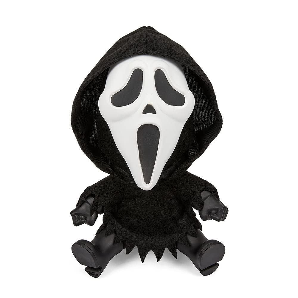 Kidrobot Ghost Face Glow in The Dark 8 Inch Roto Phunny Plush