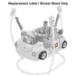 Replacement Part for Fisher-Price 2-in-1 Servin' Up Fun Jumperoo - HBX70 ~ Replacement Label/Sticker Sheet