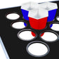 PartyPong 8-Foot Folding Pong Table w/Cup Holes & Pong Balls