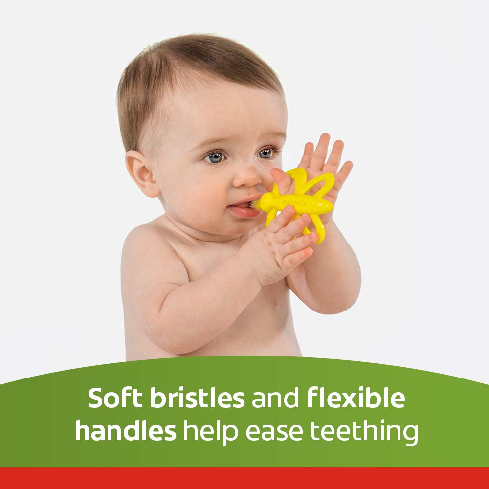 Colgate Baby Toothbrush and Teether, Bpa Free, 2 Count