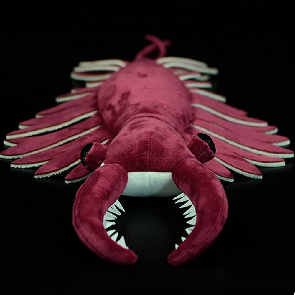 BABY FRANKIEZHOU Simulation Anomalocaris Plush Toy 21 Inch, Cute Soft Anomalocaris Stuffed Animal for Kids Boys and Girls, Red
