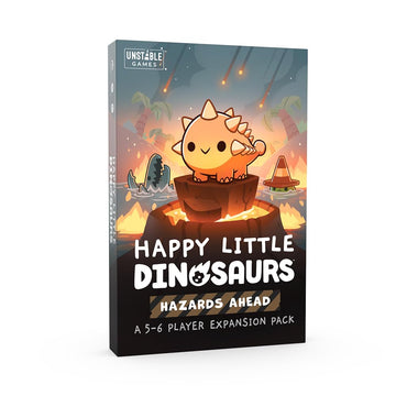 Unstable Games - Happy Little Dinosaurs Hazards Ahead Expansion - Designed to be added to your Happy Little Dinosaurs Base Game - Perfect for Game