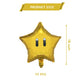 12PCS Gold Birthday Balloons?Yellow Balloons Kids Birthday Party Decorations Supplies