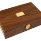 Alex Cramer 'Cabin Club' Classic Domino Set with Black Walnut Case - Premium Quality 28 Indestructible Double Six Dominoes (Double 6 Dominos Set)
