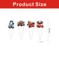 30pcs C Cake Decorations with 30pcs Cupcake Toppers Party Supplies for Birthday Decorations