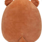 Squishmallows Stokely The Bear Plush, 16 Inch, Soft Brown Stuffed Animal, Cuddly Character Pillow