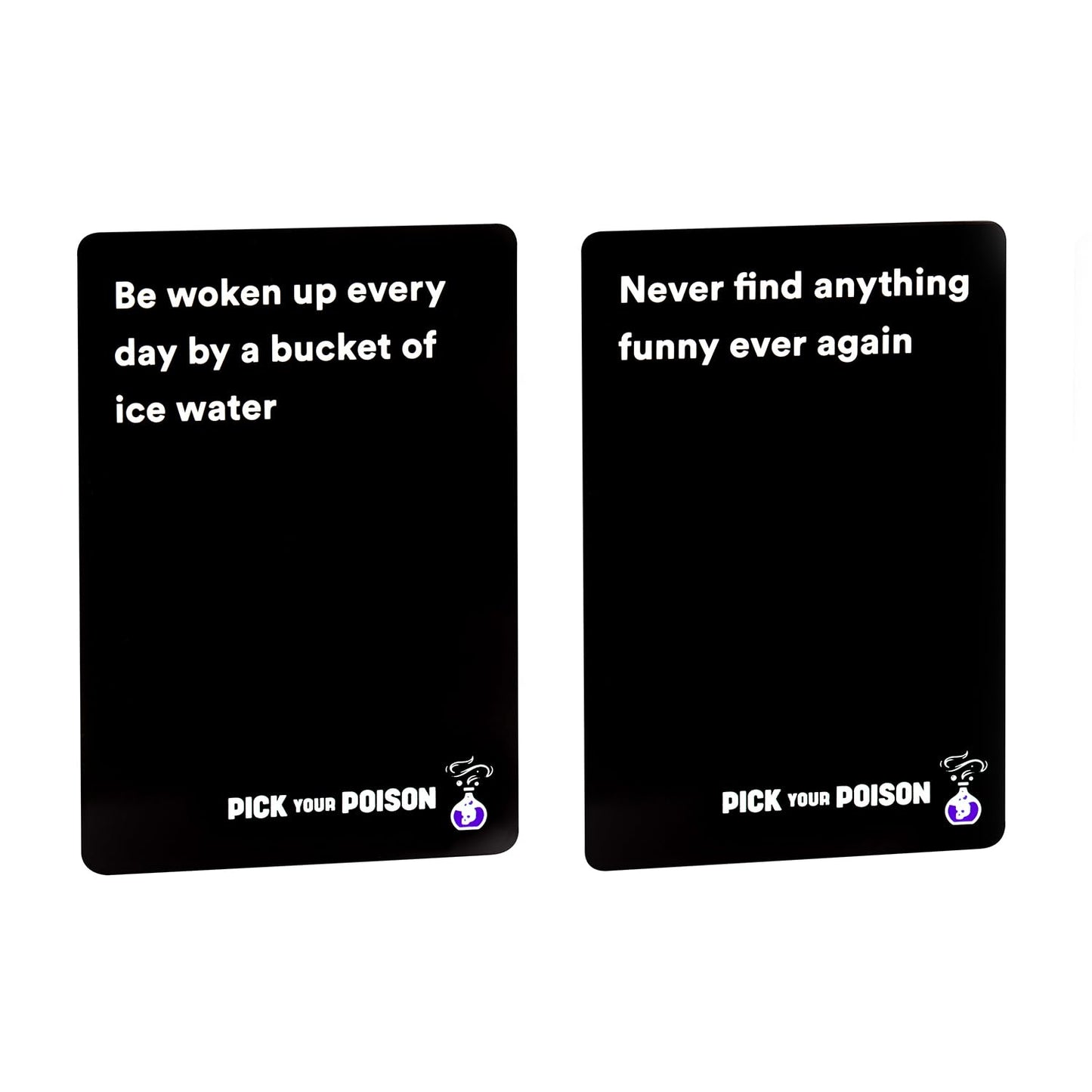 Pick Your Poison Party Game - Family Expansion - 100 New Cards - The “What Would You Rather Do for Kids, Adults & Families, Halloween Party Card Game