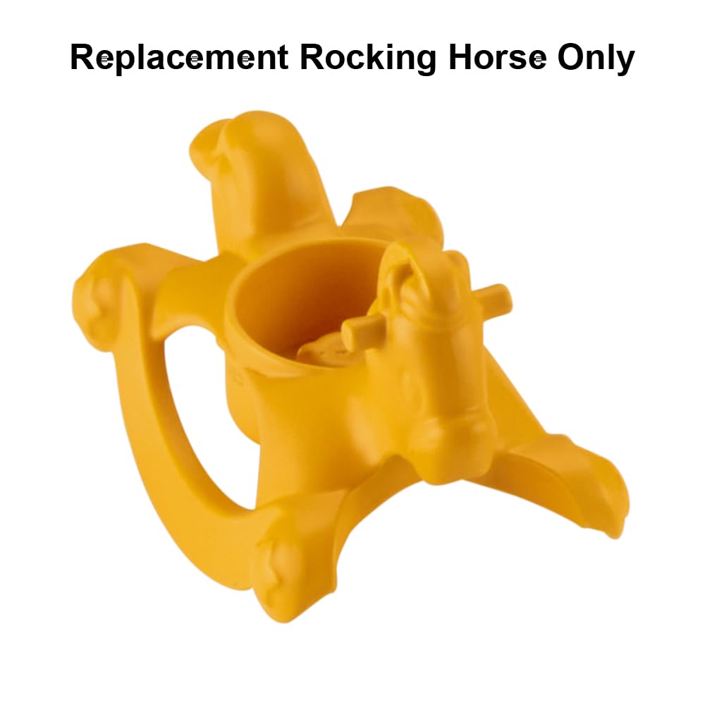 Fisher-Price Replacement Part Little-People Playset - HGP72 ~ GLT76 ~ Replacement Yellow Rocking Horse ~ Holds Little People Figure ~ Works Great