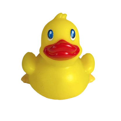 3" Rubber Duck [Sealed Hole, Floats Upright] - Baby Safe Bathtub Bathing Toy - Classic Rubber Duck