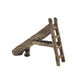 Treasure Gurus Miniature Wood Log Playground Slide Fairy Garden Landscape Decor Mini Outdoor Dollhouse Accessory
