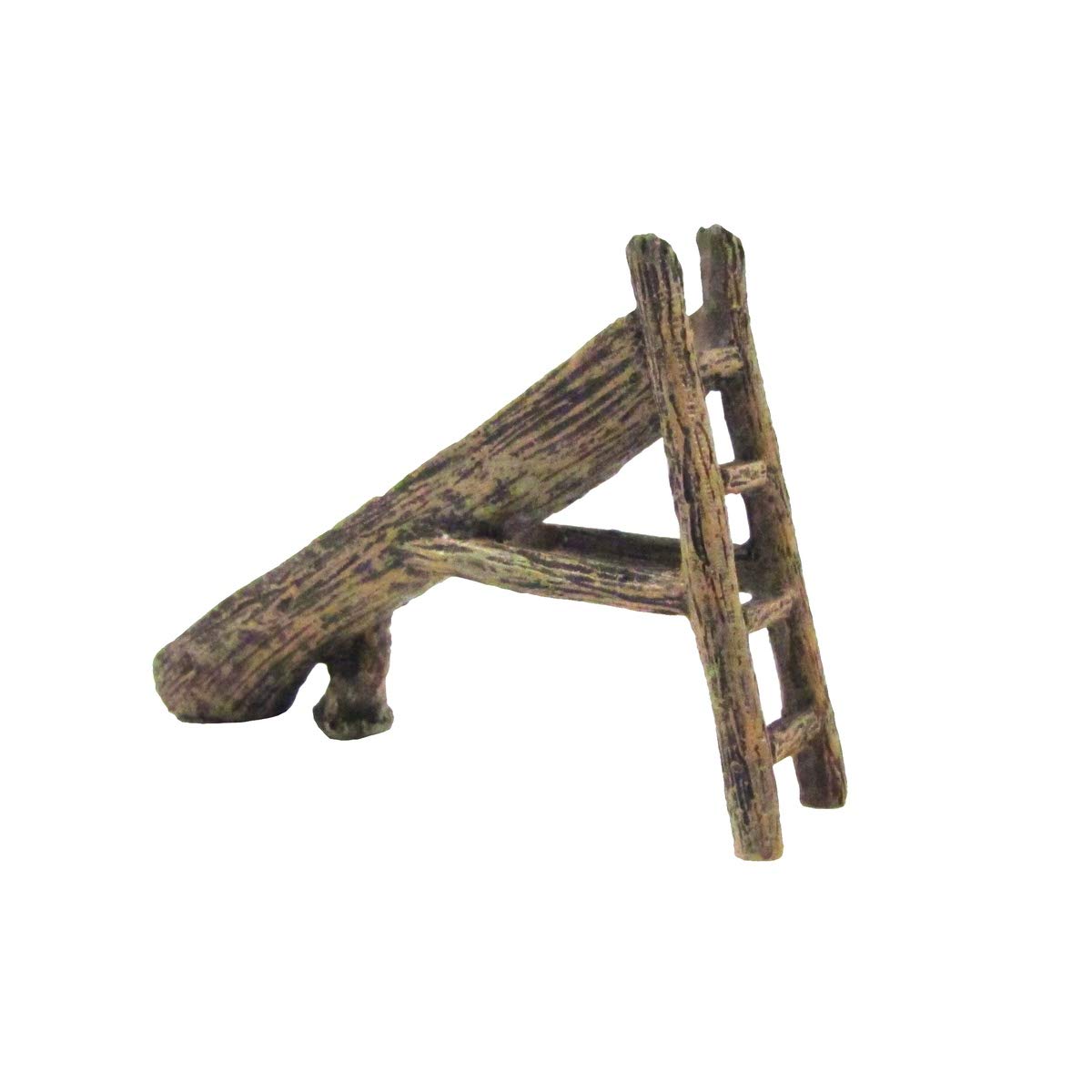Treasure Gurus Miniature Wood Log Playground Slide Fairy Garden Landscape Decor Mini Outdoor Dollhouse Accessory