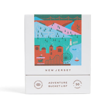 Reach International Outfitters New Jersey Adventure Bucket List: 50 Scratch-Off Cards for Outdoor Activities, Tourist Attractions, and Road Trips