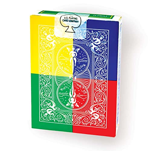 Bicycle Color Deck - Red Green Blue Yellow Back Playing Cards