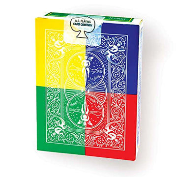 Bicycle Color Deck - Red Green Blue Yellow Back Playing Cards