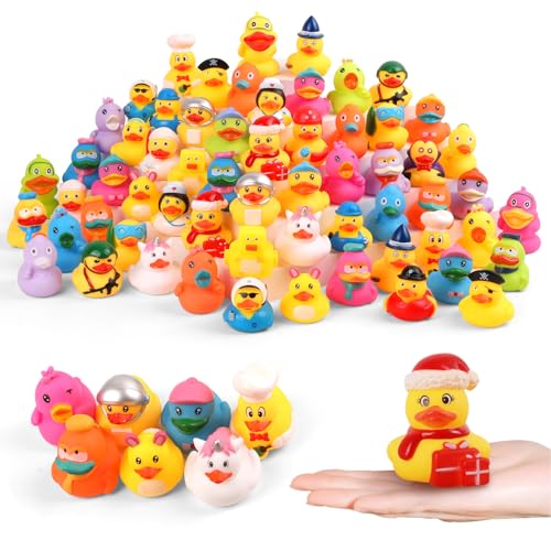 Umbresen Rubber Ducks Bath Toy in Bulk, Assortment Jeep Ducks for Jeep Ducking, Pool Rubber Ducky Floater Bathtub Toys Party Favors Birthday Gifts