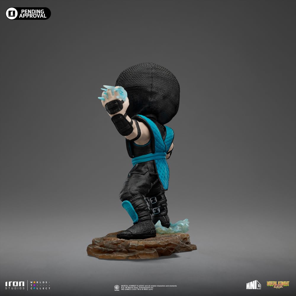 Iron Studos Collectible Statue Sub-Zero - Mortal Kombat - Minico PVC Blue 5.7 inches