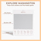 Reach International Outfitters Washington Adventure Bucket List: 50 Scratch-Off Cards for Outdoor Activities, Tourist Attractions, and Road Trips