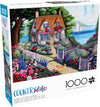 Buffalo Games Joseph Holodook, Seaside Cottage Garden, 1000 Piece Puzzle