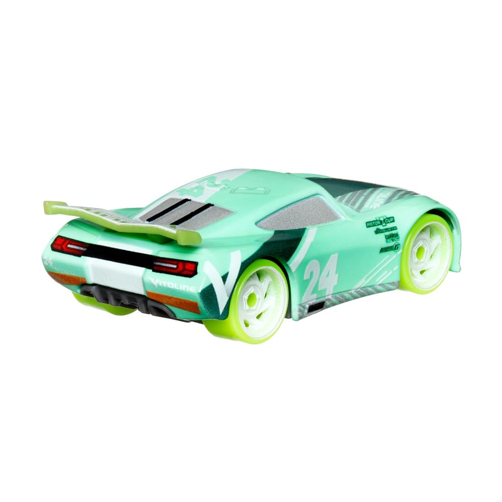 Hot Wheels Disney Cars Glow Racers Chase Racelott 1:55 Scale Diecast Vehicle