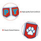Cartoon Dog Paw Happy Birthday Banner- Cute Birthday Decorations for Boys, Cartoon Themed Happy Birthday Sign for Boys 1st 2nd 3rd Party Baby Shower