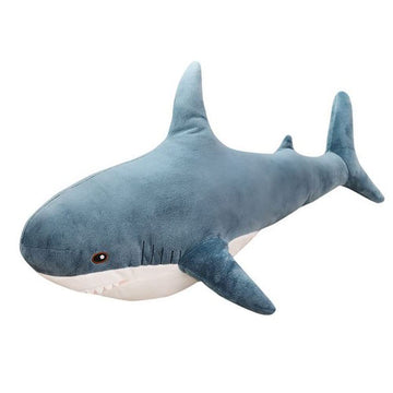 OUKEYI 30 Inch Giant Shark Stuffed Animal Pillow, Soft Shark Toys Big Shark Plush Pillows for Kids,Comfortable Sleeping Pillow Back Cushion Doll Gift