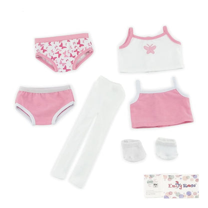 Emily Rose 18 Inch Doll Clothes - 6-PC Basic Underwear Set Socks and Tights | Value Pack 18" Doll Accessories Compatible with American Girl Dolls
