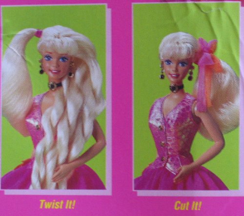 Cut and Style BARBIE Doll w Attachable Hair (1994)