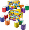 Crayola Washable Kids Paint Set (12ct), School Supplies for Kids, Classic and Glitter Paint, Classroom Essentials, Toddler Painting Kit, Ages 3+