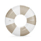 FUNBOY Giant 46" Vintage Tan Stripe Pool Tube Float with Cup Holder