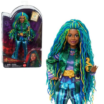 Mattel Disney Descendants: The Rise of Red Fashion Doll & Accessory Uliana, Younger Sister of Ursula with Movie-Inspired Clothes & Necklace