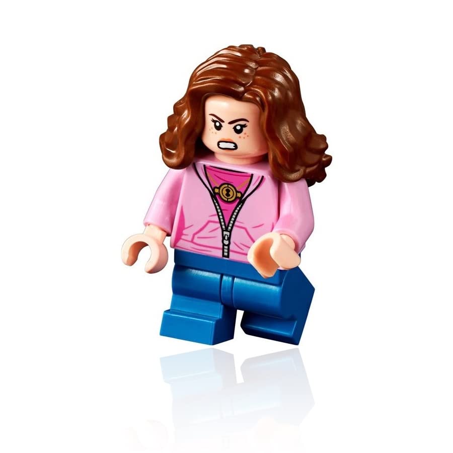 LEGO Harry Potter Minifigure - Hermione Granger in Pink Jacket (with Wand) 75947