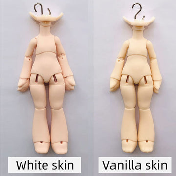 New UFDoll Special Animal Form Action Figure Doll Head Replacement Body (White Skin)