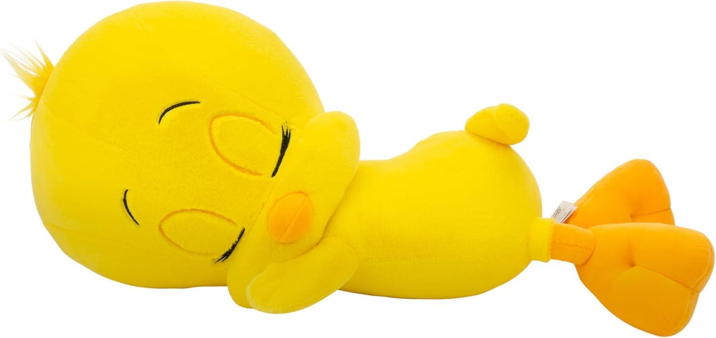 Jazwares Looney Tunes Tweety Bird 18-inch Sleeping Plush - Ultrasoft Officially Licensed Warner Brothers Product Ages 2+