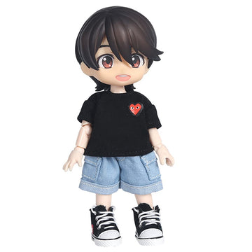 XiDonDon Doll Clothes Pants Shorts for ob11,1/12 bjd,Molly,Body9,GSC Body bjd Doll Clothes Doll Accessories (Denim Blue)