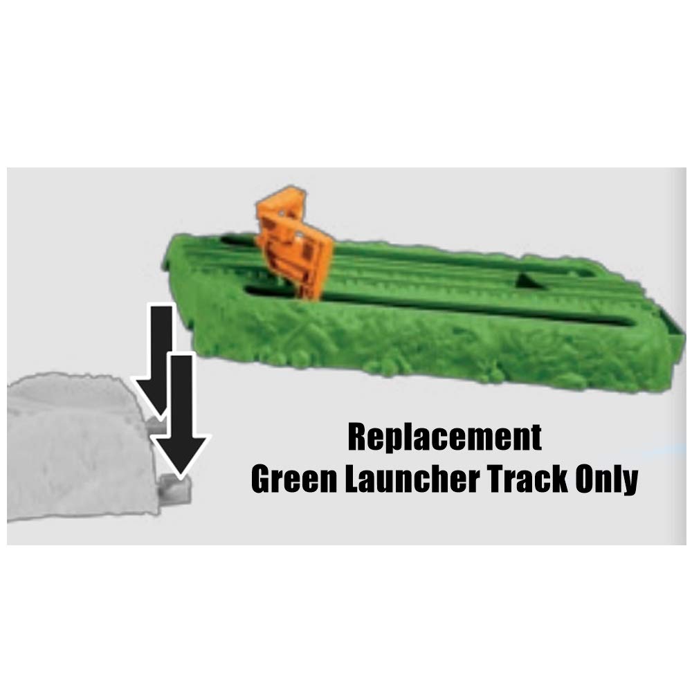 Fisher-Price Replacement Parts for Thomas and Friends Train Set - FJK50 ~ Trackmaster Turbo Jungle Set ~ Replacement Green Launcher Track