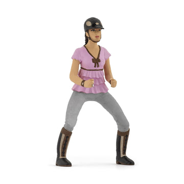 Papo "Riding Girl Fashion" Figure, Pink