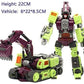 NBK Deformation Oversize Toys Robot Devastator Engineering Combiner 6 in 1 Action Figure Car Truck Model Gift for Kids Boys (Green)