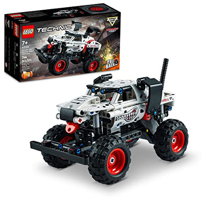 LEGO Technic Monster Jam Monster Mutt Dalmatian, 2in1 Pull Back Racing Toys, Birthday Gift Idea, DIY Building Toy, Monster Truck Toy for Kids, Boys