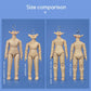XiDonDon New 4.2 inch/4.6 inch Doll Body 1/12 YMY PVC Body for GSC,STO,1/12 BJD Doll Head Movable Spherical Joint Dolls Action Figure Toys (11.8cm