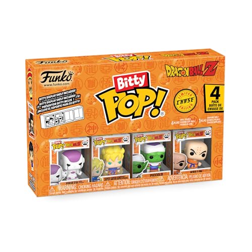 Funko Bitty POP! 4 Pack: Dragon Ball Z - Frieza, Super Saiyan Goku, Vegeta