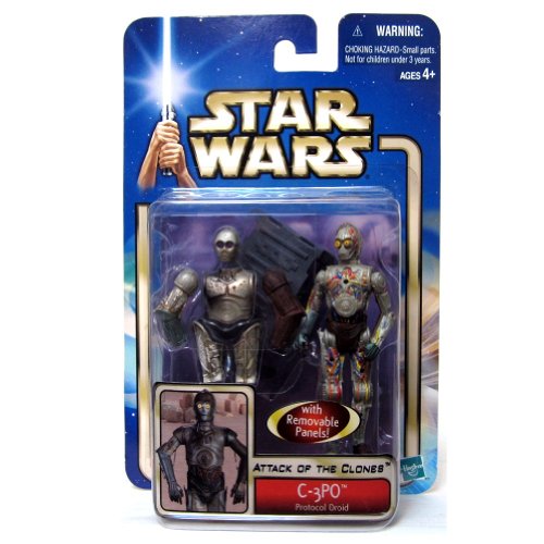 Star Wars Attack of The Clones Figure: C-3PO (Protocol Droid)