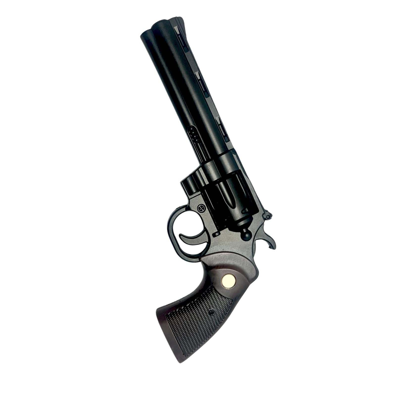 Colt Python Foam Replica Revolver - 11.5” PU Foam Cosplay Prop - Iconic Snake Gun from Movies, Games & Anime Halloween Collections (Black)
