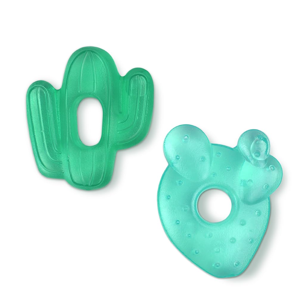 Itzy Ritzy Water-Filled Teethers - Cold Cutie Coolers Textured On Both Sides to Massage Sore Gums & Emerging Teeth - Can Be Chilled in Refrigerator
