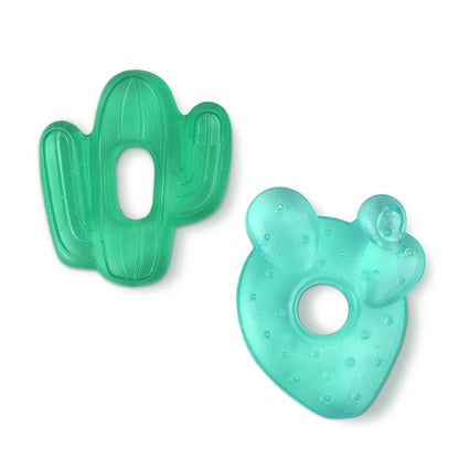 Itzy Ritzy Water-Filled Teethers - Cold Cutie Coolers Textured On Both Sides to Massage Sore Gums & Emerging Teeth - Can Be Chilled in Refrigerator