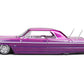 1964 SS Lowrider Candy Purple with Graphics and White Interior Lowriders Series 1/26 Diecast Model Car 32547-PUR