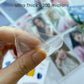Baskiss 100 Packs Photocard Sleeves, 58 x 89 mm Thick 200 Microns Idol Card Protector Trading Shield for 3 inch Polaroid Kpop Album MD Photo